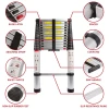 Telescopic 3.2M Aluminium DIY Foldable Extendable Builders Multi Purpose Ladder